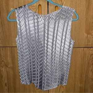 Women’s Silver Nicola Textured Tank Top